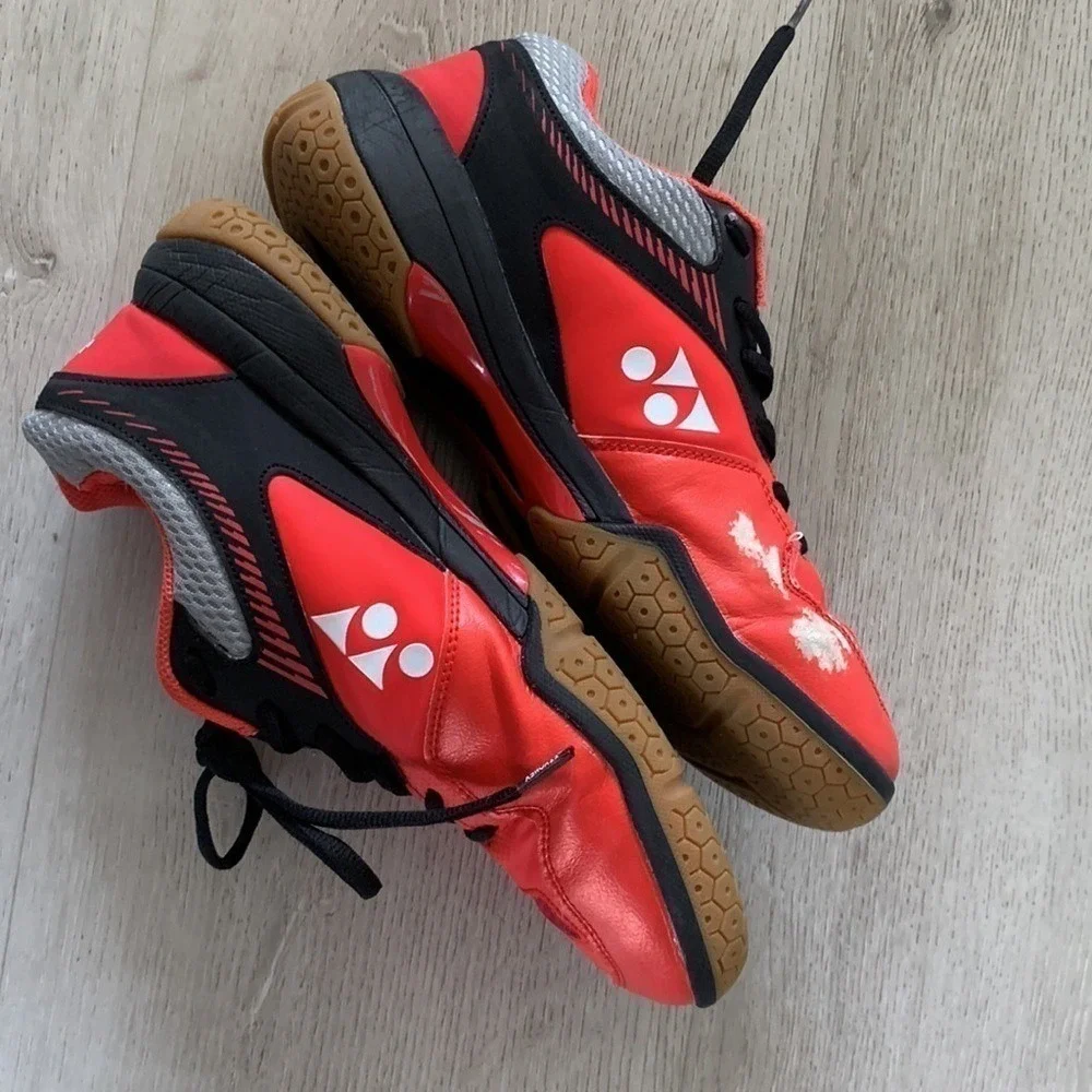 Yonex Power Cushion Toe assist‎ shape Womens Size 9 red All Court Tennis Shoes